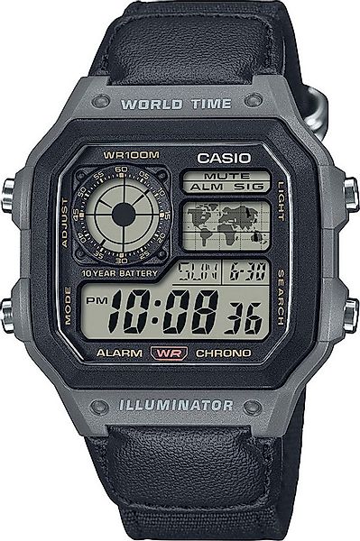 CASIO TIMELESS COLLECTION Chronograph AE-1200WHUB-8AVEF, Quarzuhr, Armbandu günstig online kaufen