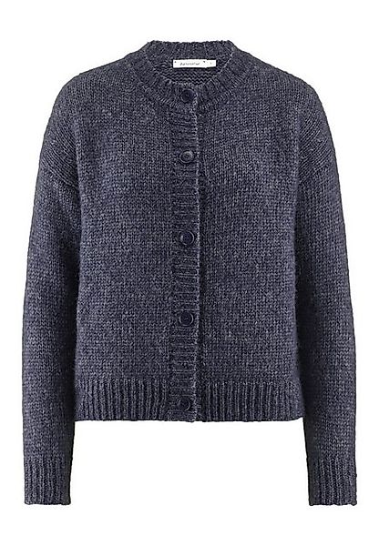 Hessnatur Strickjacke aus reiner Bio-Baumwolle mit Alpaka (1-tlg) günstig online kaufen