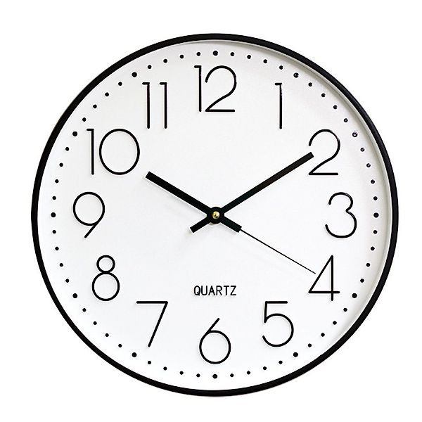 zggzerg Wanduhr 30cm Quartz Lautlos Wanduhr, günstig online kaufen