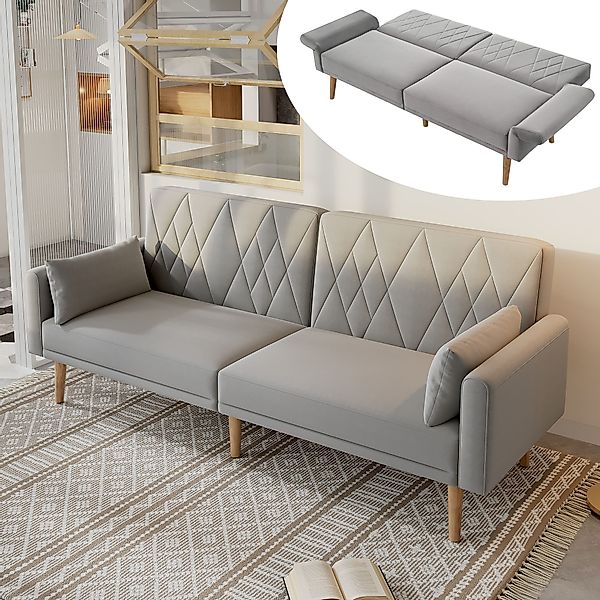 Ulife Schlafsofa mit Bettfunktion, Kleines Sofa,2-Sitzer-Sofa günstig online kaufen