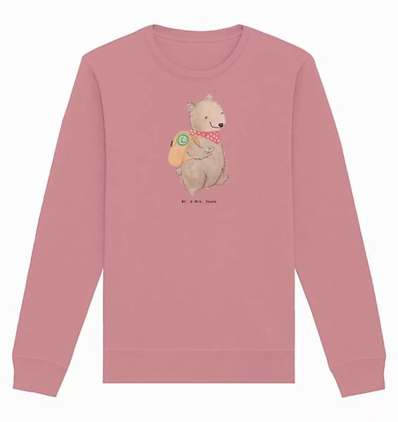 Mr. & Mrs. Panda Longpullover Größe XS Bär Wandern - Canyon Pink - Geschenk günstig online kaufen