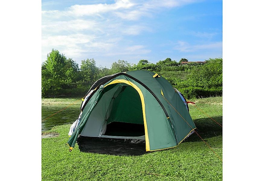 Outsunny Kuppelzelt mit Heringen, Personen: 2 (Zelt, 1 tlg., Campingzelt), günstig online kaufen