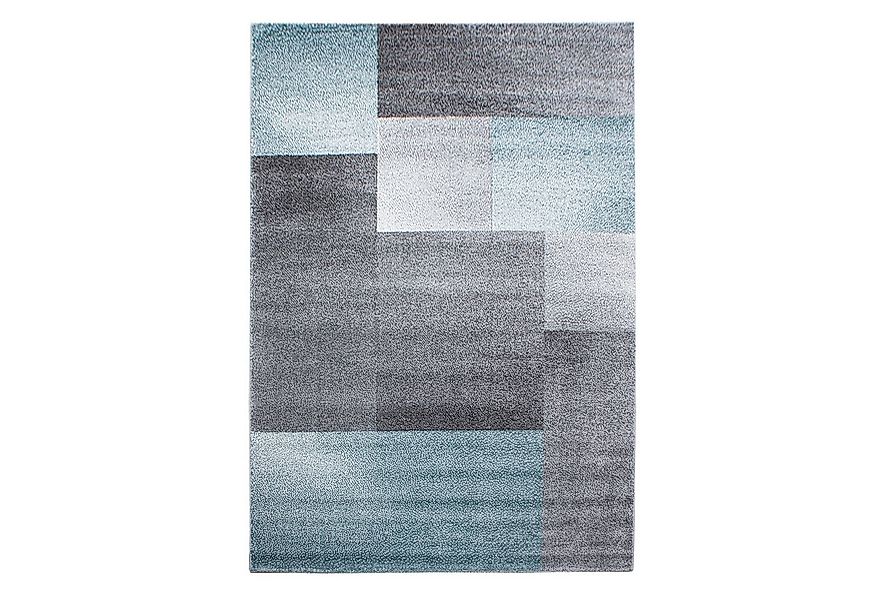 Teppium Teppich Kariert Design, Rechteckig, Höhe: 11 mm, Kurzflor Teppich W günstig online kaufen