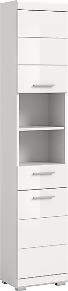 INOSIGN Hochschrank "SIENA, Breite 37cm, 2 Tür, 1 Schubkasten, 2 offene Fäc günstig online kaufen