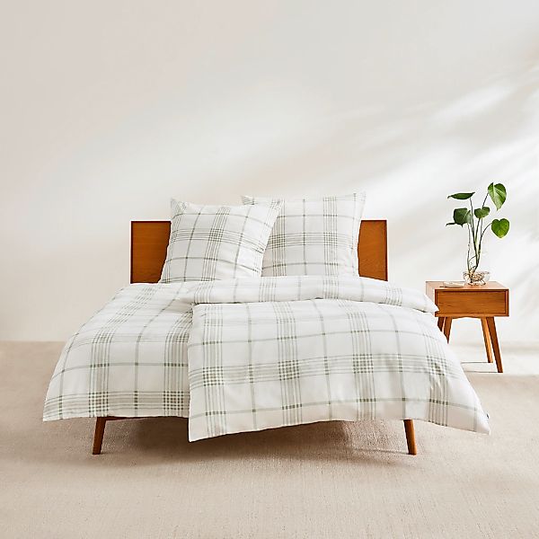 s.Oliver Bettwäsche "Satinbettwäsche s.Oliver" 2 Stk. mit zeitlosem Karo-De günstig online kaufen