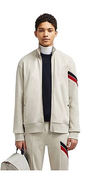 MONCLER Sommerjacke Moncler Tricolour Accent Cotton Zip-Up Sweatshirt günstig online kaufen
