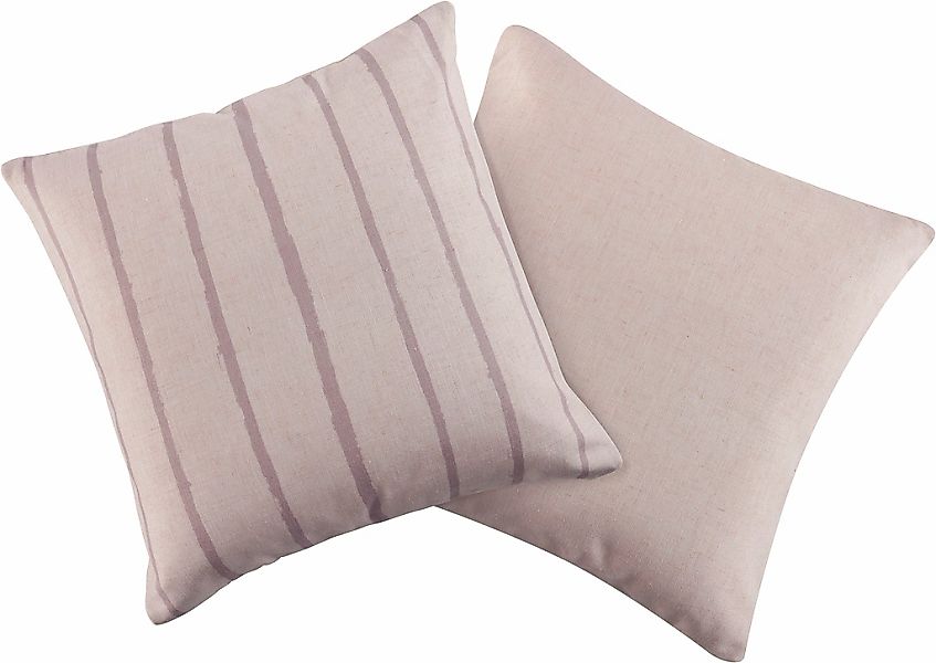 LeGer Home by Lena Gercke Dekokissen "Zayla" Edler Leinenlook, Kissenhülle, günstig online kaufen