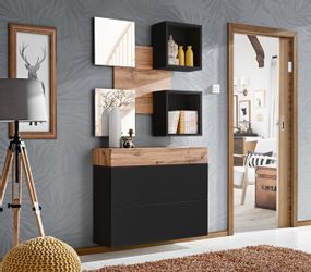 ASM-Moebel Garderoben-Set Flurgarderobe EASY V mit günstig online kaufen