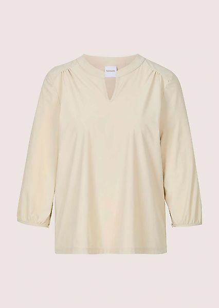 MADELEINE Kurzarmbluse "Jerseybluse Elegante Schlupfbluse mit V-Ausschnitt" günstig online kaufen