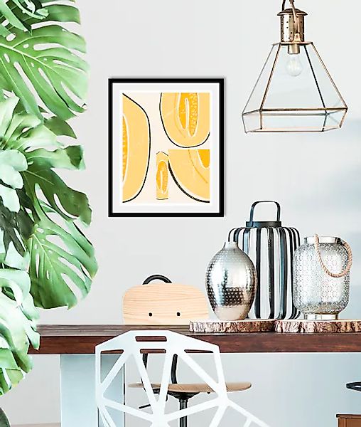 queence Bild »Fifi«, Obst-Obst Bilder-Essen-Lebensmittel-Kunst-Abstrakt-Fig günstig online kaufen