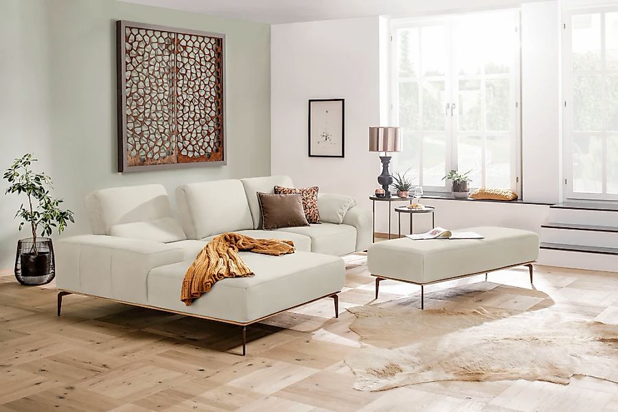 W.SCHILLIG Ecksofa "run, Designsofa mit tollem Sitzkomfort, L-Form", mit Ho günstig online kaufen