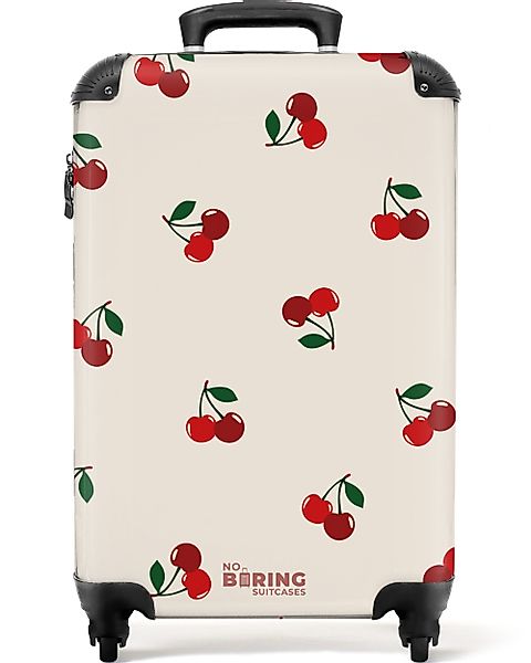 NoBoringSuitcases.com© Hartschalen-Trolley Beigefarbener Hintergrund mit Mu günstig online kaufen