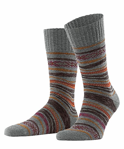 FALKE Sedimentation Herren Socken, 39-42, Grau, AnderesMuster, Wolle, 12483 günstig online kaufen