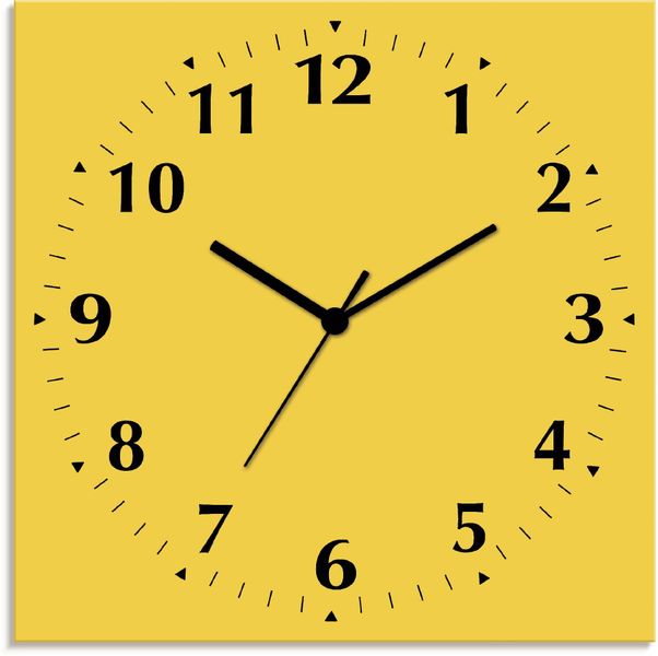 Artland Wanduhr "Uni Trendfarben" wahlweise mit Quarz- oder Funkuhrwerk, la günstig online kaufen