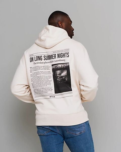 Oversize Hoodie - "On Long Summer Nights" günstig online kaufen