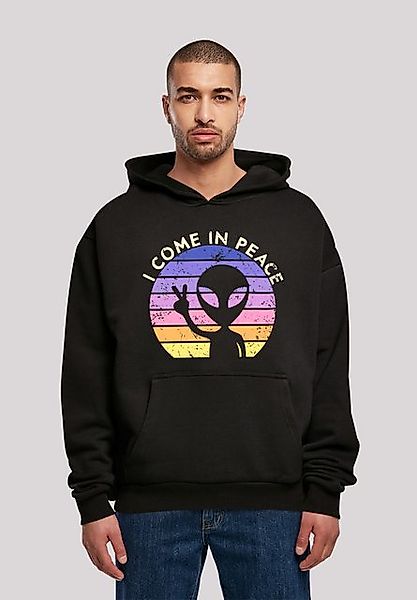 F4NT4STIC Kapuzenpullover Alien Peace Sunset Premium Qualität günstig online kaufen