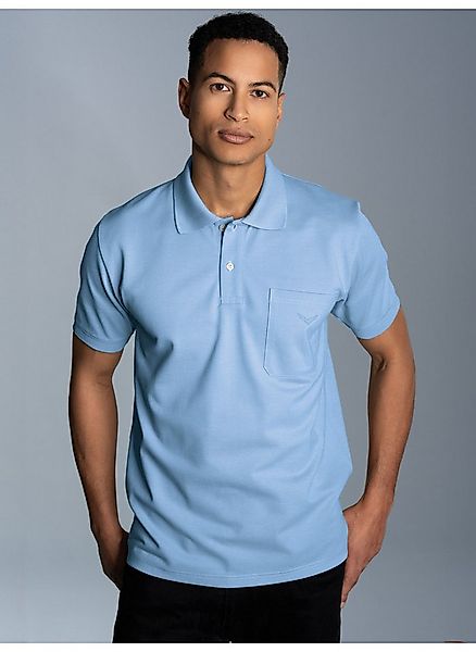 Trigema Poloshirt TRIGEMA Polohemd mit Brusttasche (1-tlg) günstig online kaufen