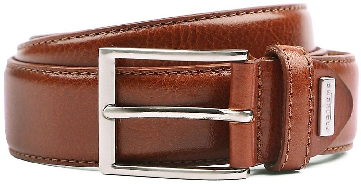Profuomo Ledergürtel Cognac - Größe 85 günstig online kaufen