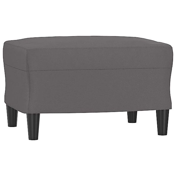 vidaXL Polsterhocker Fußhocker Grau 60x50x41 cm günstig online kaufen