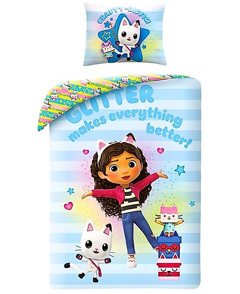 Gabby's Dollhouse Kinderbettwäsche Gabby´s Dollhouse, Baumwolle, günstig online kaufen