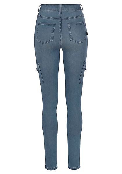 Arizona Skinny-fit-Jeans Ultra Stretch High Waist mit Cargotaschen günstig online kaufen