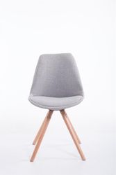 CLP Esszimmerstuhl Toulouse Stoff Rund, Sitzpolster& günstig online kaufen