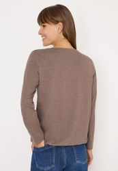 CECIL Langarmshirt im Melange Look günstig online kaufen