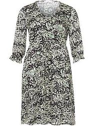 Kleid V-Ausschnitt Emilia Lay mehrfarbig günstig online kaufen