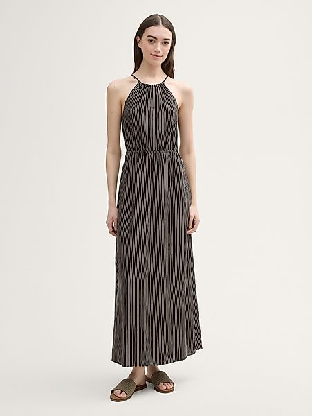 TOM TAILOR Denim Sommerkleid Neckholder Maxi-Kleid günstig online kaufen