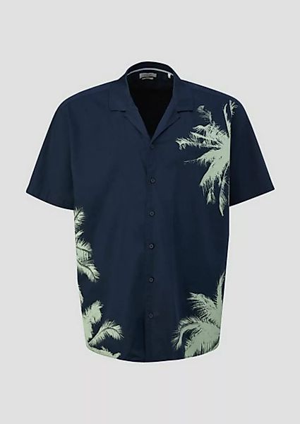 s.Oliver Kurzarmhemd Hemd aus Viskosemix günstig online kaufen