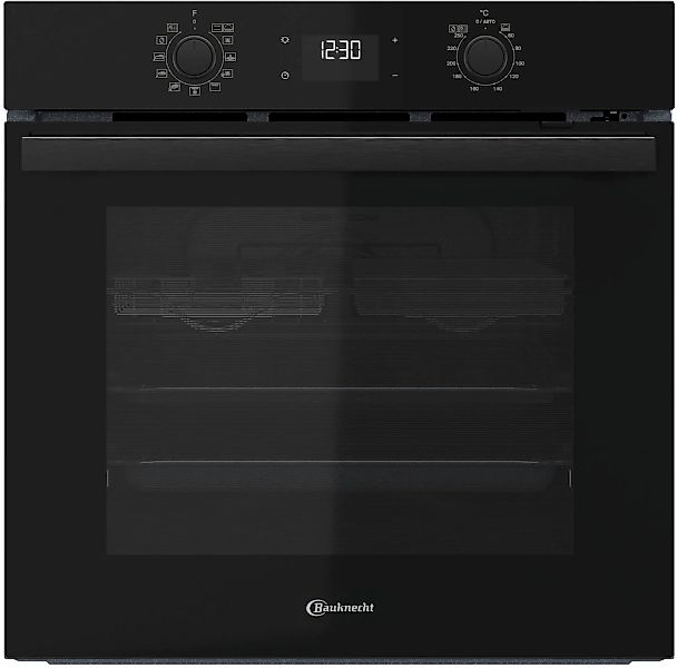 BAUKNECHT Einbaubackofen "BBA285PU1ZK" mit 1-fach-Teleskopauszug mit Pyroly günstig online kaufen