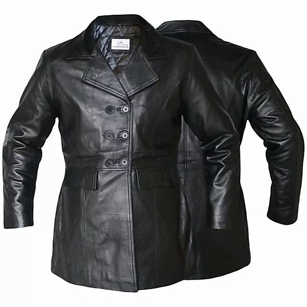 German Wear Ledermantel Trend 427J Black Damen Ledermantel Jacke aus Lamm N günstig online kaufen