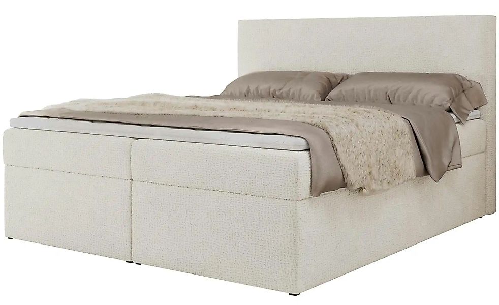 Boxbett mit Bettkasten Jaguar ¦ creme ¦ Maße (cm): B: 204 H: 119 Betten > K günstig online kaufen