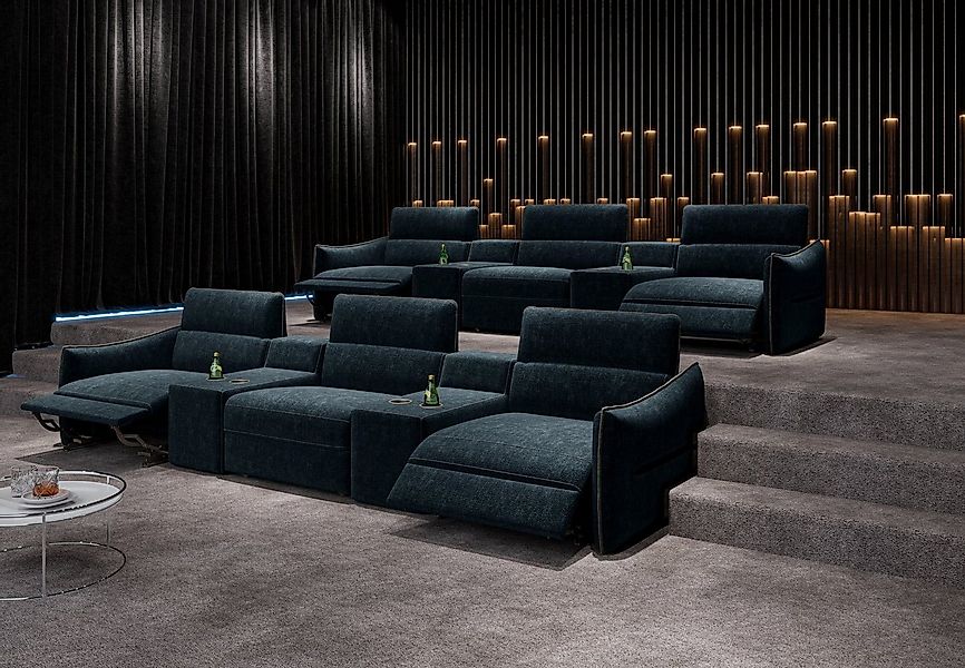 moebeloutlet.de 3-Sitzer Prisma Heimkino Sofa 3 Sitzer Mare Profondo, Kinos günstig online kaufen