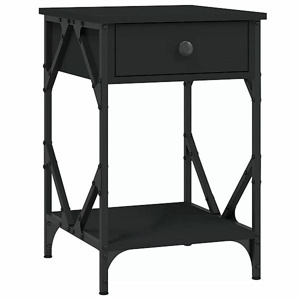 Vidaxl Nachttisch Schwarz 40x42x60 Cm Holzwerkstoff günstig online kaufen