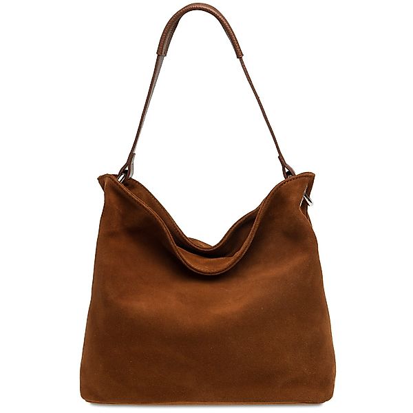 Caspar Schultertasche Damen Veloursleder Handtasche Klassisch günstig online kaufen