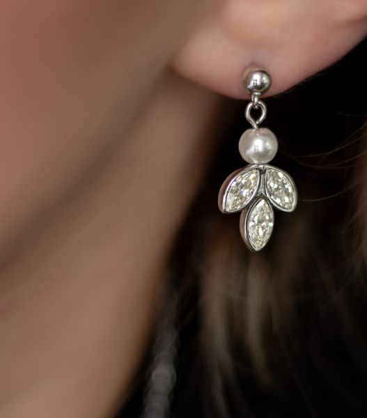 Brautkrone Schmuckset Brautschmuck: Halskette & Ohrringe günstig online kaufen