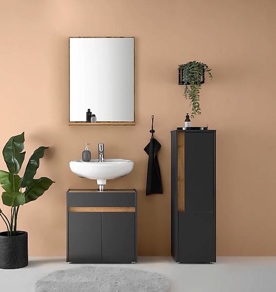 Home affaire Badmöbel-Set "CITY/ GIRON, Bad im zeitlosen Design, 3-teiliges günstig online kaufen