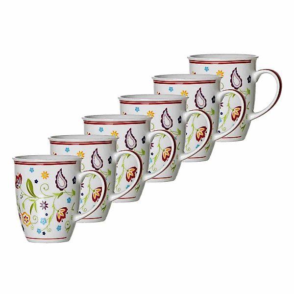 Ritzenhoff & Breker Becher "Kaffeebecher Shanti 320 ml 6er Set bunt" günstig online kaufen