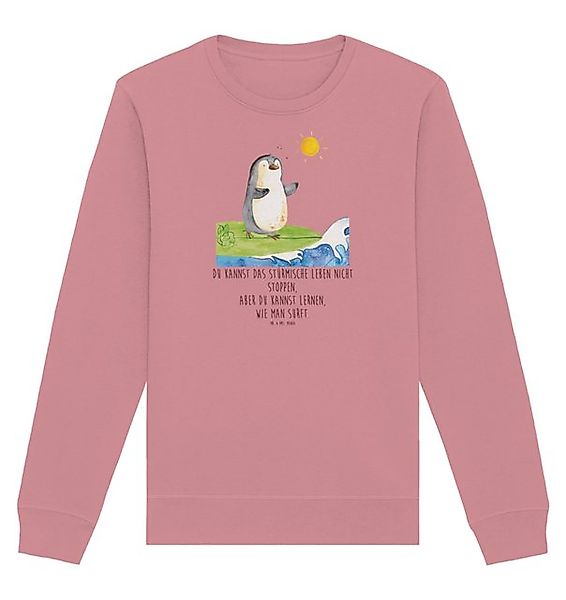 Mr. & Mrs. Panda Longpullover Größe S Pinguin Surfer - Canyon Pink - Gesche günstig online kaufen