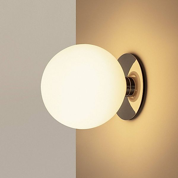 Audo TR Bulb Wandleuchte, Metall, Glas, weiß, Ø 20 cm günstig online kaufen