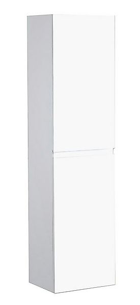 Alphabad Hochschrank Badmöbel Seitenschrank SWIFT in hochglanz-weiß günstig online kaufen