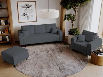 Beautysofa Polstergarnitur Monte, (Polsterset aus Cord-Bezug, günstig online kaufen