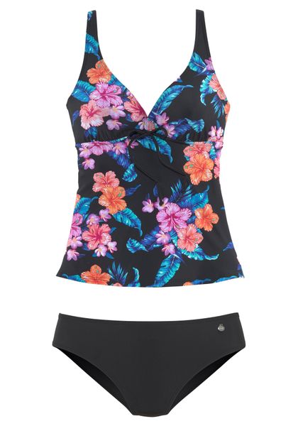 LASCANA Bügel-Tankini mit tropischem Blumenprint günstig online kaufen