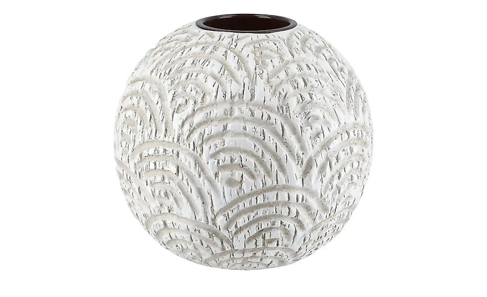 HOME STORY Teelichthalter   ¦ weiß ¦ Polyresin (Kunstharz) ¦ Maße (cm): H: günstig online kaufen
