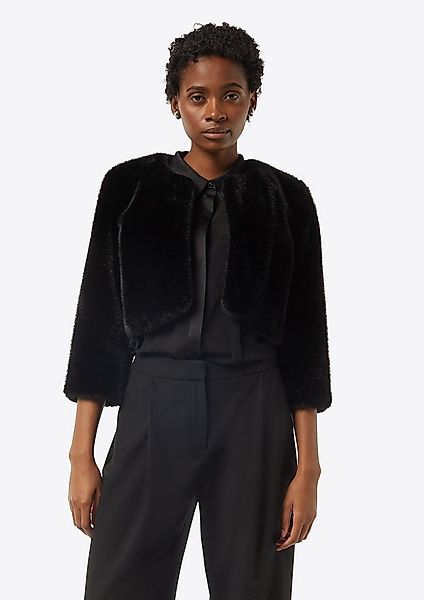 comma Funktionsjacke Outdoor-Jacke Bolero aus weichem Kunstfell günstig online kaufen