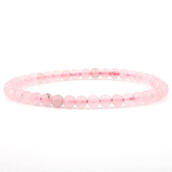 Vascavi Armband Rosenquarz Edelstein Perlenarmband, Made günstig online kaufen