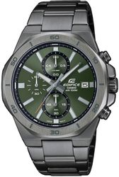 CASIO Chronograph Casio Edifice Herren-Chronograph Anthrazit/Grün günstig online kaufen
