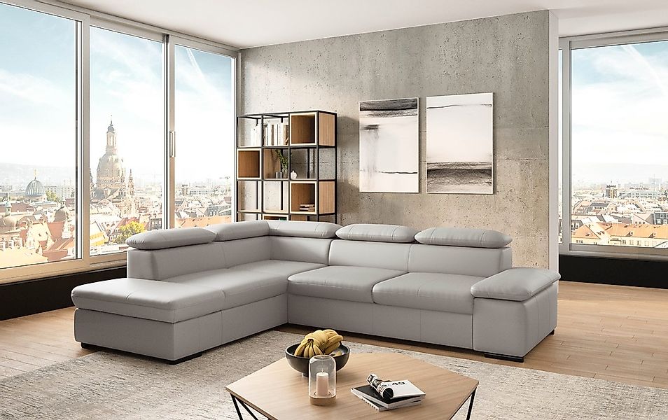 sit&more Ecksofa "Alcudia L-Form", mit Armteilverstellung, optional Kopftei günstig online kaufen