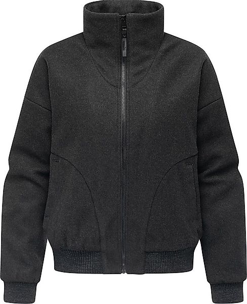 Ragwear Outdoorjacke Toscia angesagte oversized Übergangsjacke in Woll-Opti günstig online kaufen